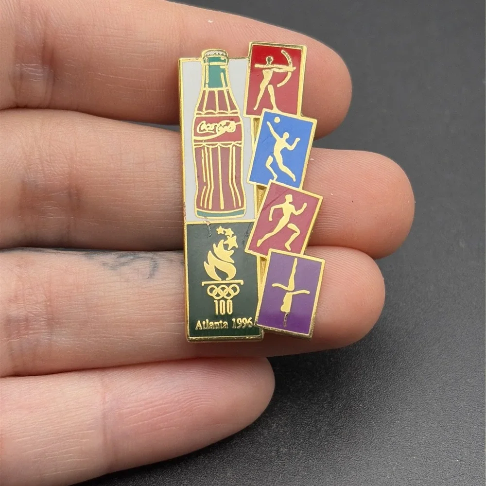 1996‎ Atlanta Olympic Coca Cola Coke Bottle Sporting Events Lapel Hat Pin